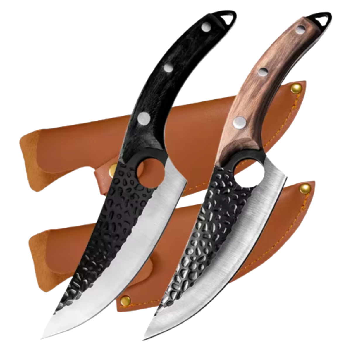 Pack 2 cuchillos grandes con sus fundas