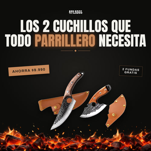 Pack Dúo Afilados: los 2 cuchillos que todo parrillero necesita
