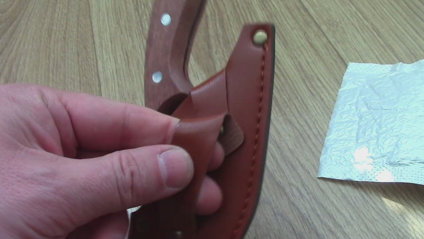 Cuchillo pequeño Afilados en uso